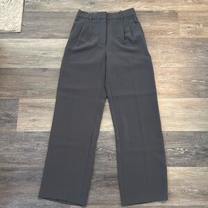 Aritzia The Effortless Pant in Color Coal Grey (regular length)